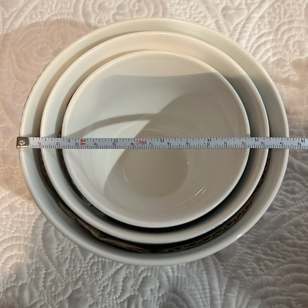 Oxford & Thyme nesting bowls, set of three,‎ NWOT